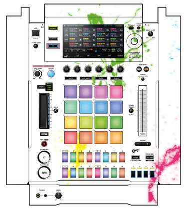 Pioneer DJ DJS 1000 Skin Holi in Colors